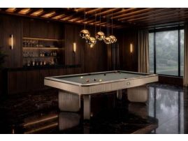 ELIE SAAB x Impatia Plissé: Where Haute Couture Meets the Art of Billiards