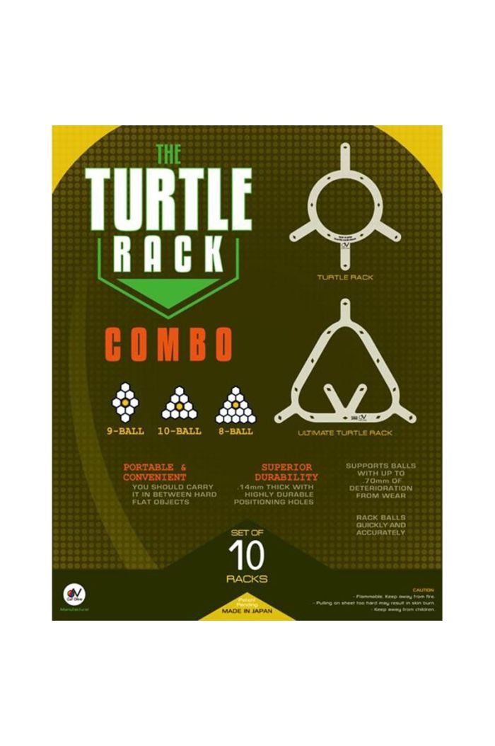 Turtle Rack Billiards Rack Triangles, Ball Rack Sheets for 8, 9, 10-Balls | Thailand Pool Tables