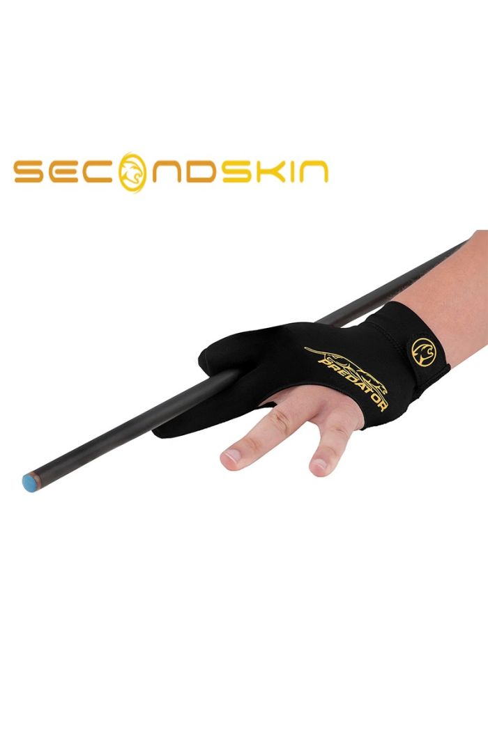 Predator Second Skin Glove Left Hand Black Closed Fingers Size XS