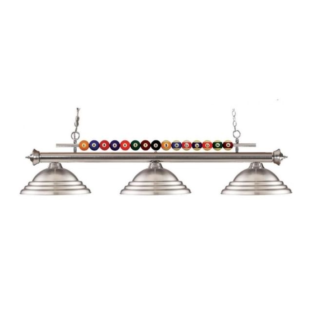 Billiard Balls Silver 3 Shades Lights-0