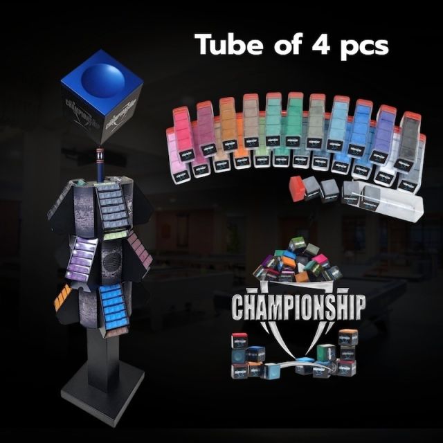 Championship ชอล์กฝนหัวคิว กล่อง 4 ก้อน 