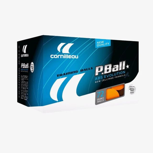 Cornilleau Table Tennis P-Ball ABS 1* Pack of 72 - Thailand Pool Tables