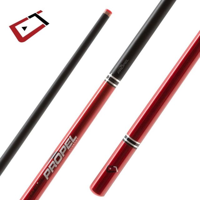 Cuetec Cynergy Propel Carbon Jump Cue - Red | Thailand Pool Tables