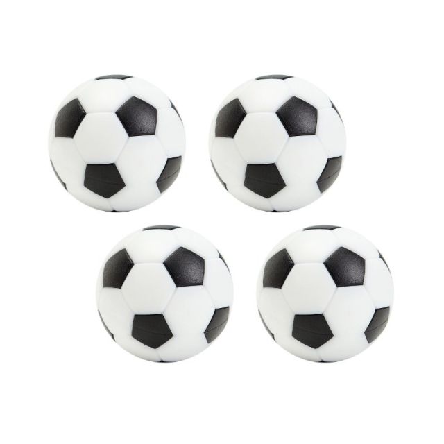Foosball Ball Black &amp; White Pack of 4