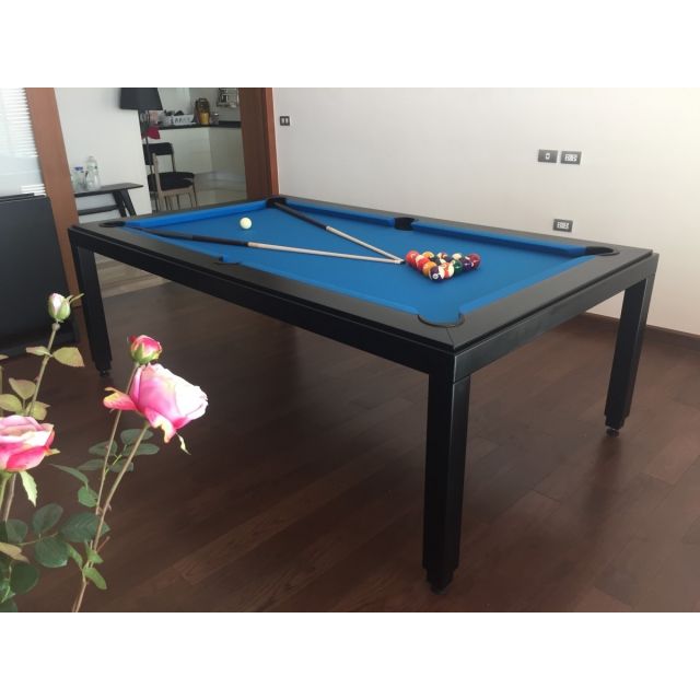 Aramith Fusiontables Matt Black Dining Pool Table 7.5ft