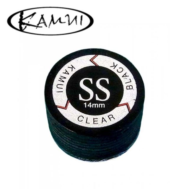 Kamui Clear Black Super Soft 14mm Pool Cue Tip