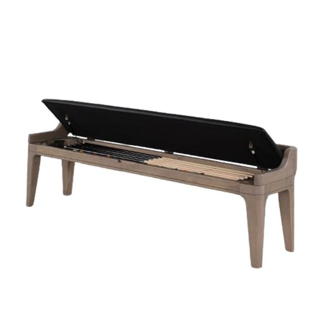 Lux Designer Bench with storage - Grey - Thailand Pool Tables