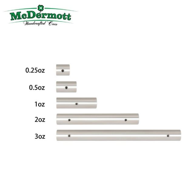 McDermott H Series Weight Bolts 0.25oz - 3oz