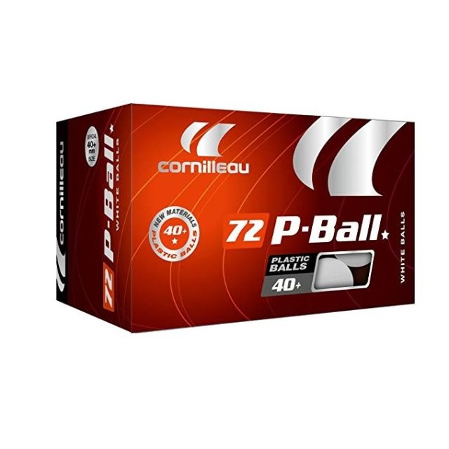 Cornilleau Table Tennis P-Ball Box of 72