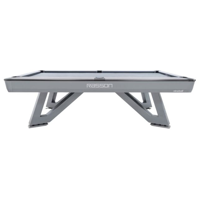 Rasson Wolf Pool Table 9ft Silver - side - Thailand Pool Tables