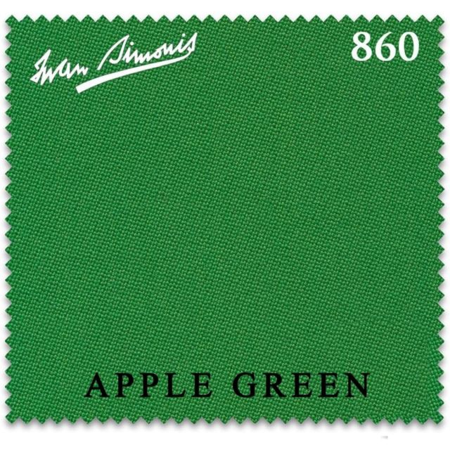 Simonis 860 Pool Cloth 8ft. Pack Apple Green