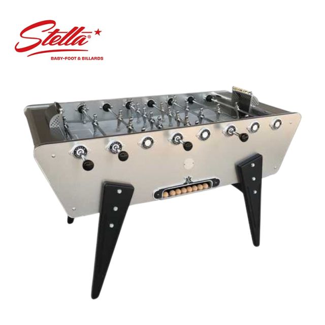 Stella Champion Indoor Brushed Aluminium Foosball Table - Thailand Pool Tables