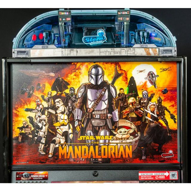 Stern Pinball The Mandalorian 3D Holographic Topper