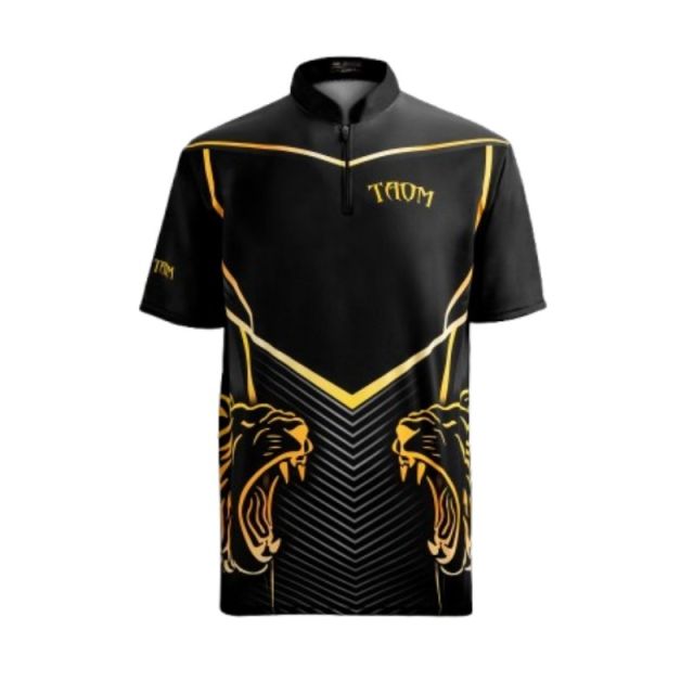 Taom Official Tournament Shirt – Black &amp; Gold front
