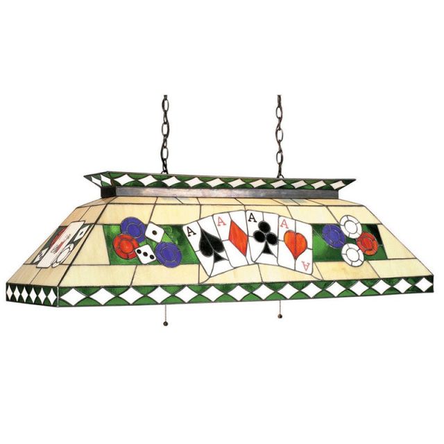 Tiffany Dome Billiard Lights - Casino Green - Thailand Pool Tables