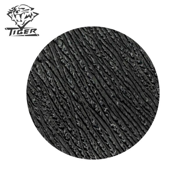 Tiger Embossed Leather Cue Wrap - Shark Print Black
