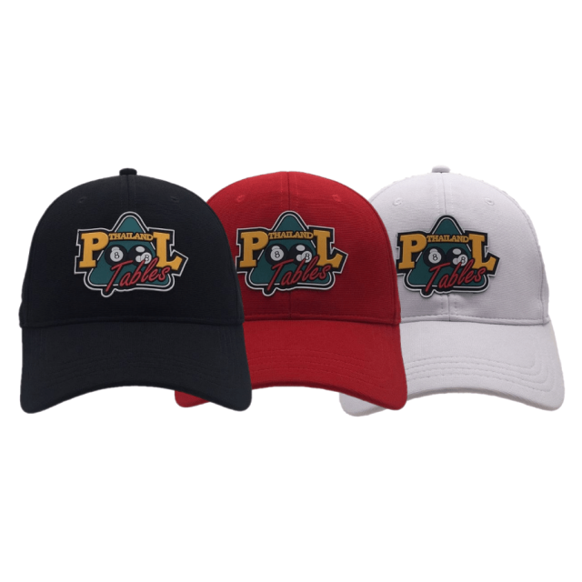 Thailand Pool Table Cap - 3 colours for choosing : Red, White, Black