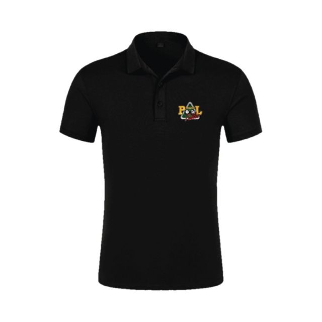 TPT Premium Black Polo Shirt front