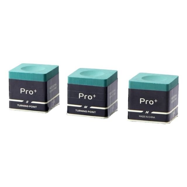 Turning Point Pro+ Green Magnetic Cue Chalk (Soft / Medium / Hard)