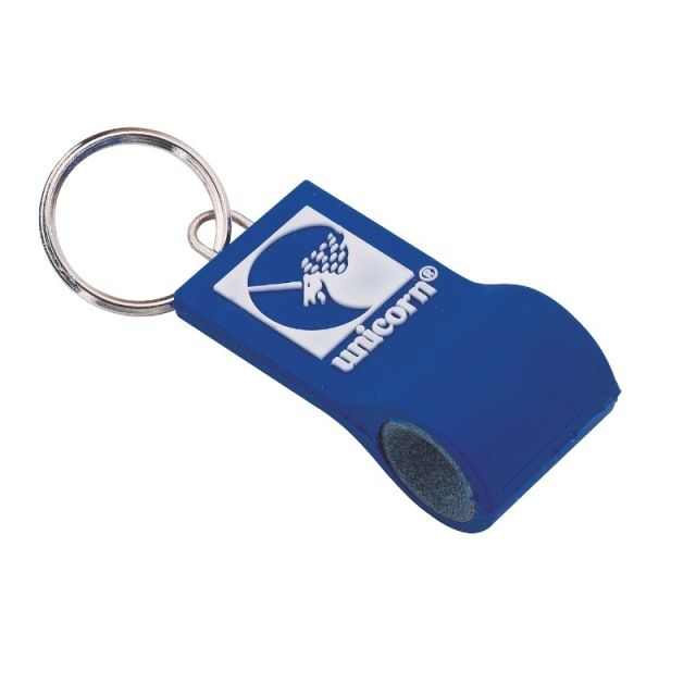 Unicorn Keyring Dart Sharpener