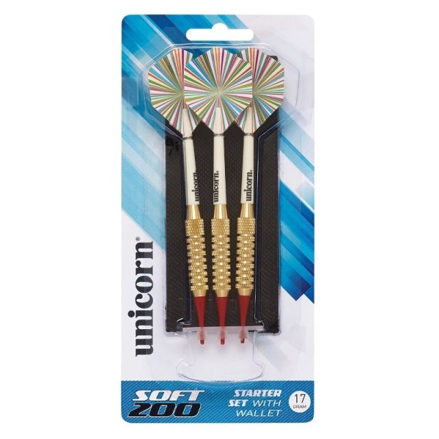 Unicorn Soft 200 Soft Tip Set of 3 Darts 17-19g