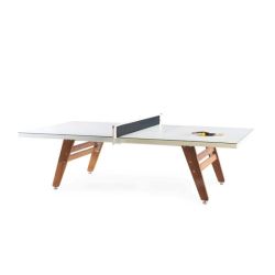 RS Barcelona Stationary Outdoor Ping Pong Table White