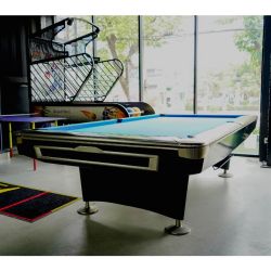 (Reconditioned) GR8 Billiards Terminator Competition Pool Table Black 9ft