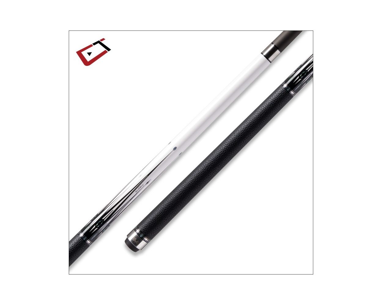Cuetec SVB Gen 2 Carbon Cue - Leather Wrap White 12.5mm | Thailand