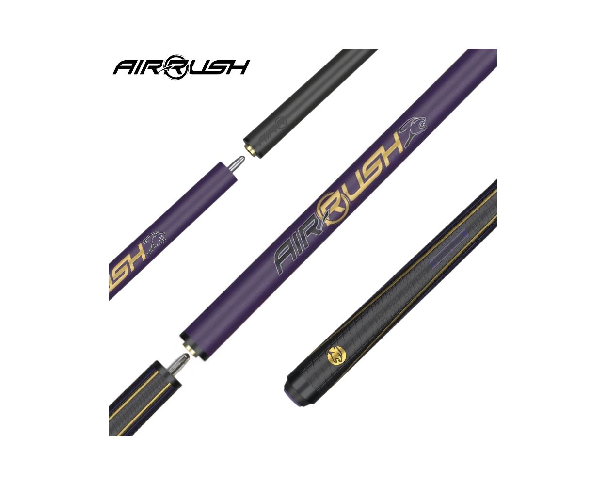 Predator Air Rush Jump Cue Purple - Sport Wrap | Thailand Pool Tables