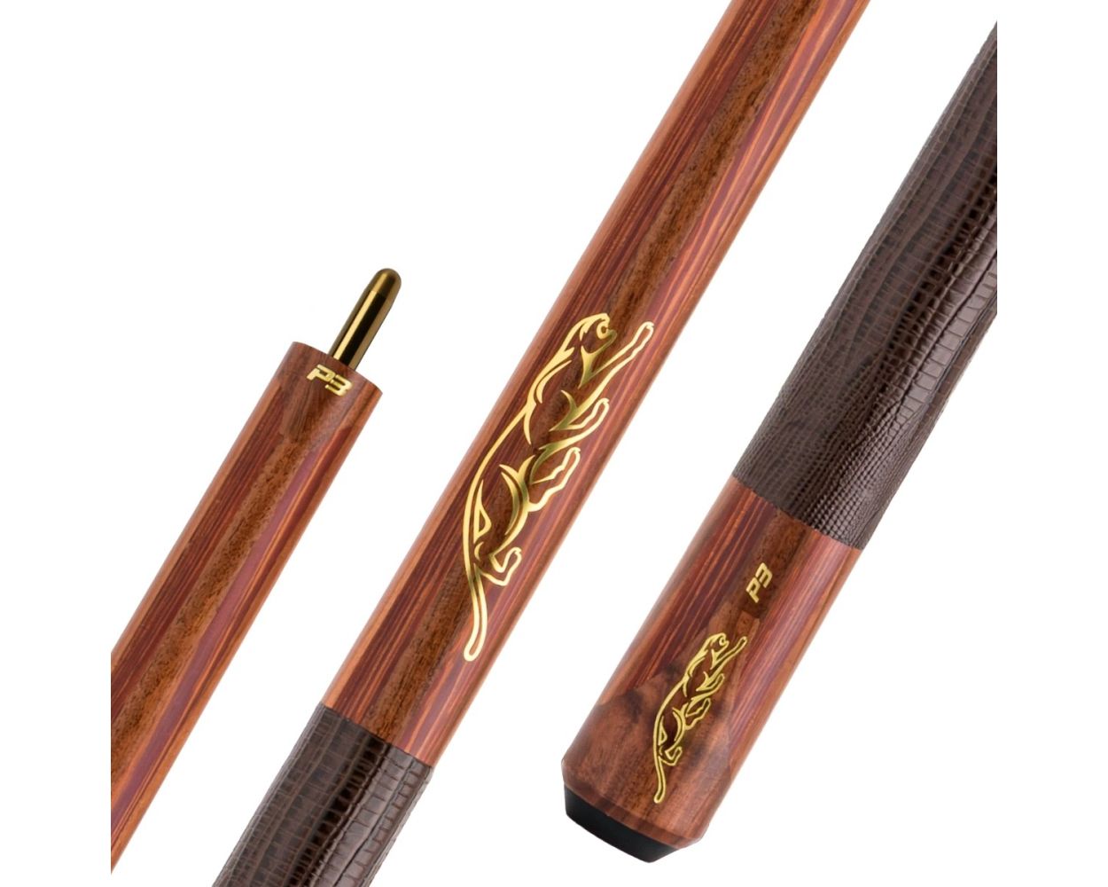 ★新品★【限定品】Predator P3 Prowler レザーラップ Predator P3 Prowler - Brown Snake Skin Wrap (Butt Only) | Thailand