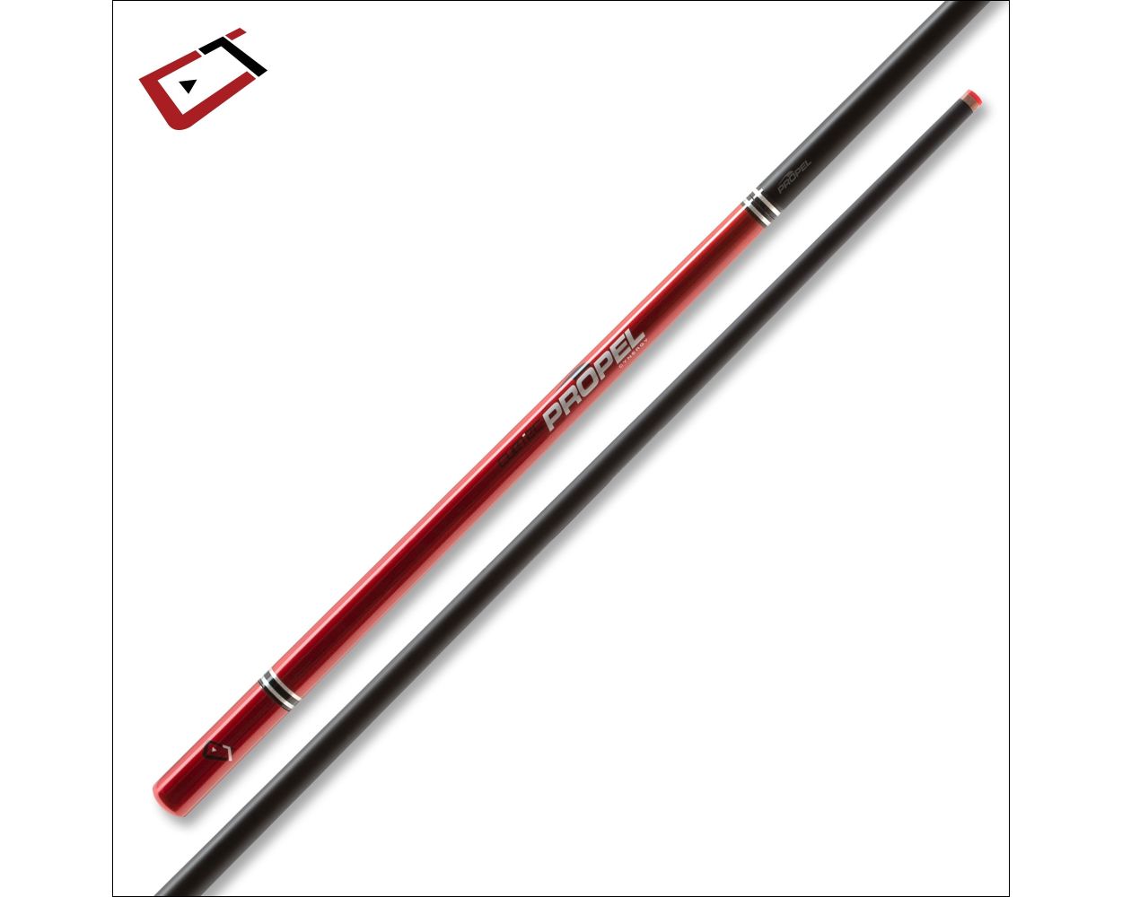 CUETEC PROPEL ジャンプキュー Cuetec Cynergy Propel Carbon Jump Cue - Red | Thailand Pool Tables