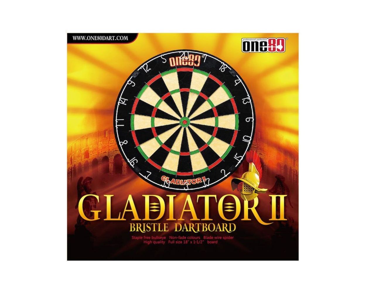 One80 Gladiator II Bristle Dartboard | Thailand Pool Tables