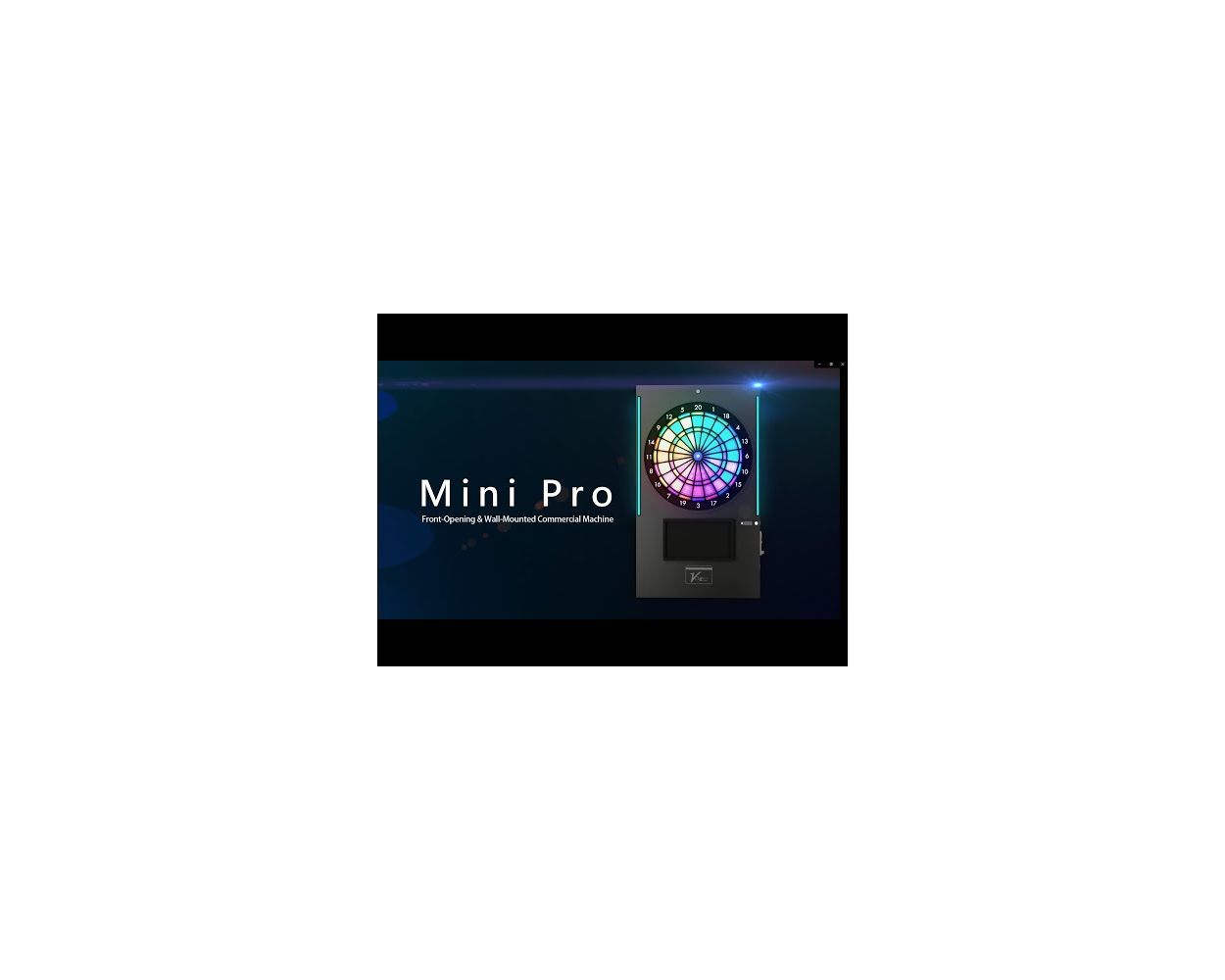 VDarts Mini Pro Coin-Operated Electronic Online Dartboard