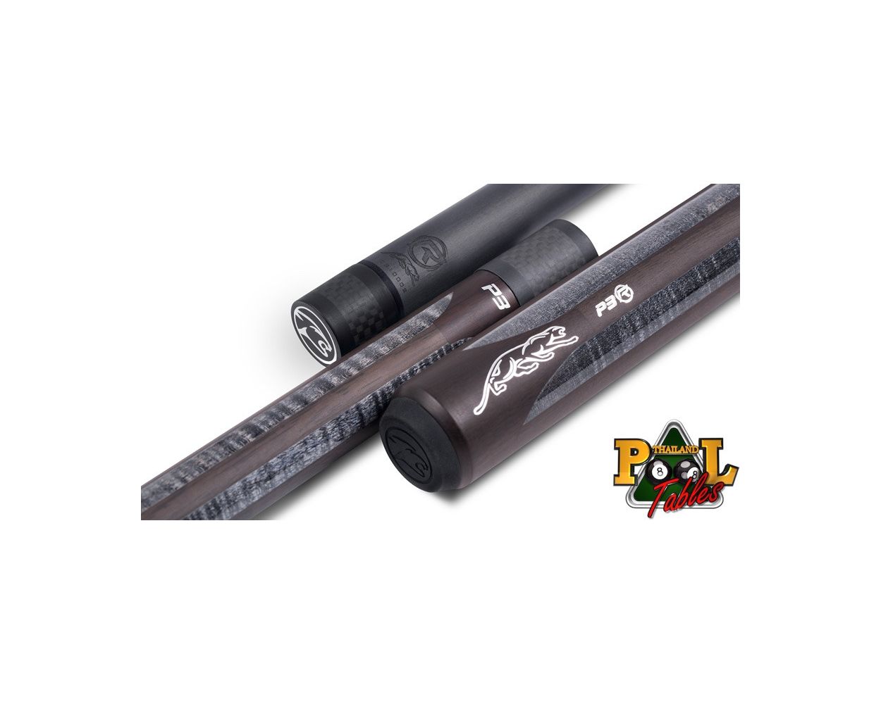 Predator P3 Grey Curly Maple No Wrap Cue - REVO Shaft Limited