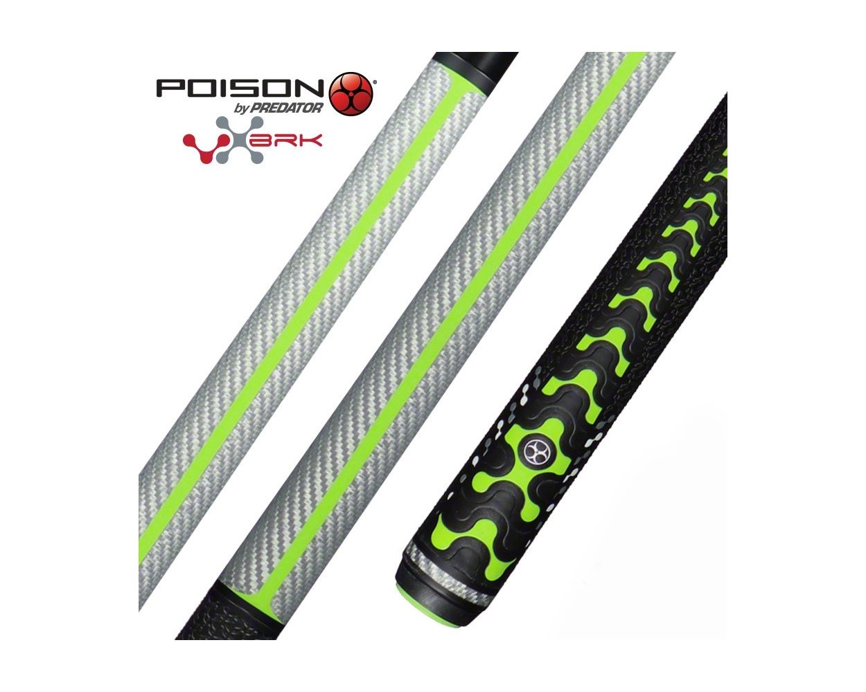 Poison VX5 JMP BRK Jump & Break Cue Silver | Thailand Pool Tables