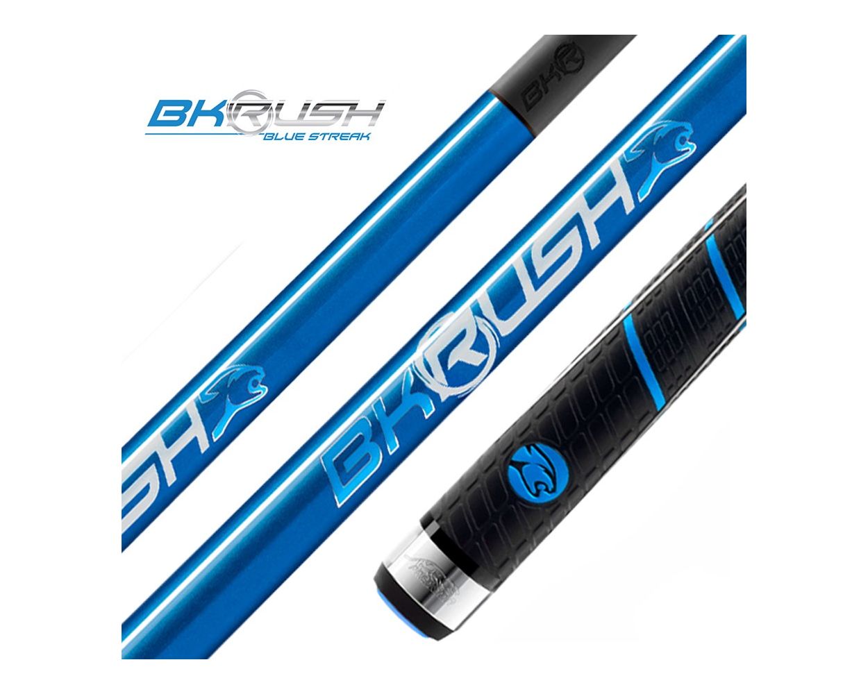 Predator BK Rush Blue Streak Sports Wrap Break Cue Limited Edition