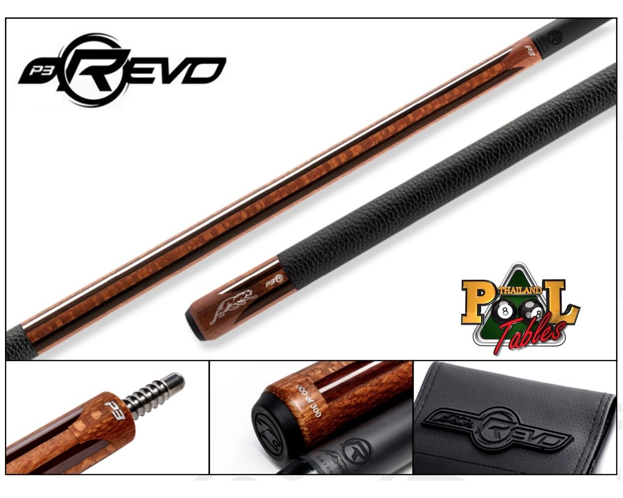 Predator P3 LRM REVO Limited Edition Leather Luxe Pool Cue