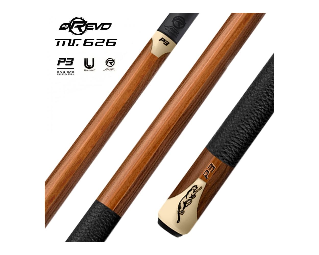 Predator P3 Mr.626 Revo Limited Edition Leather Wrap Pool Cue