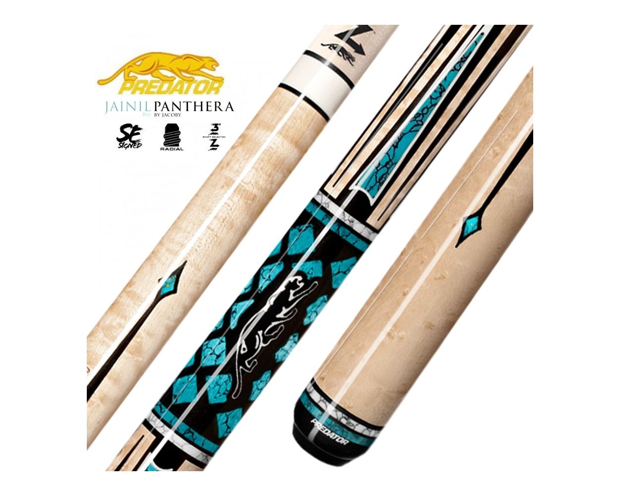 ビリヤードPredator プレデター パンテーラ7-2PANTHERA7-2 Predator Panthera 7-1 Pool Cue | Thailand Pool Tables