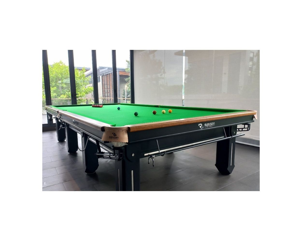 Rasson Sword II Black Snooker Table 12ft | Thailand Pool Tables