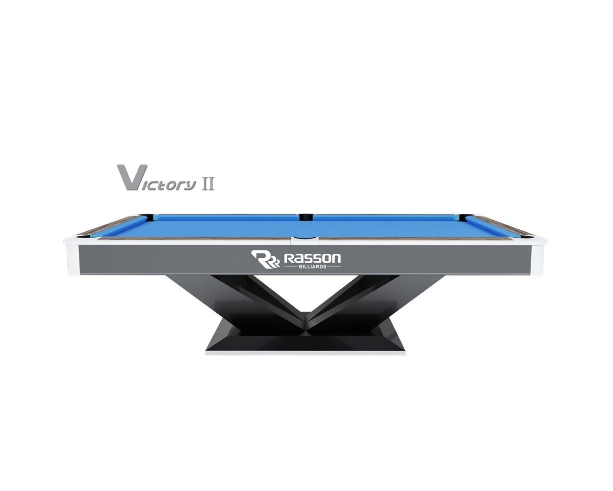 Rasson Victory II Pro Tournament Pool Table 9ft Black | Thailand