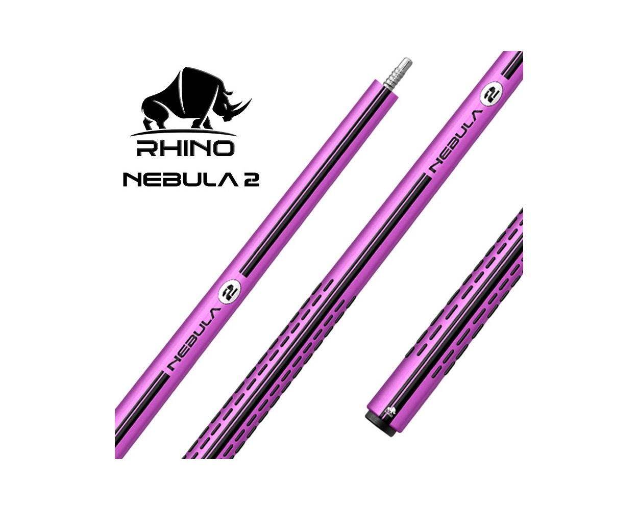 Rhino Nebula 2 Carbon Cue Blush Pink | Thailand Pool Tables