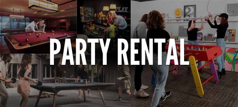 Party game rental in Bangkok, Phuket, Pattaya – pool tables, foosball, and entertainment setups for events and functions