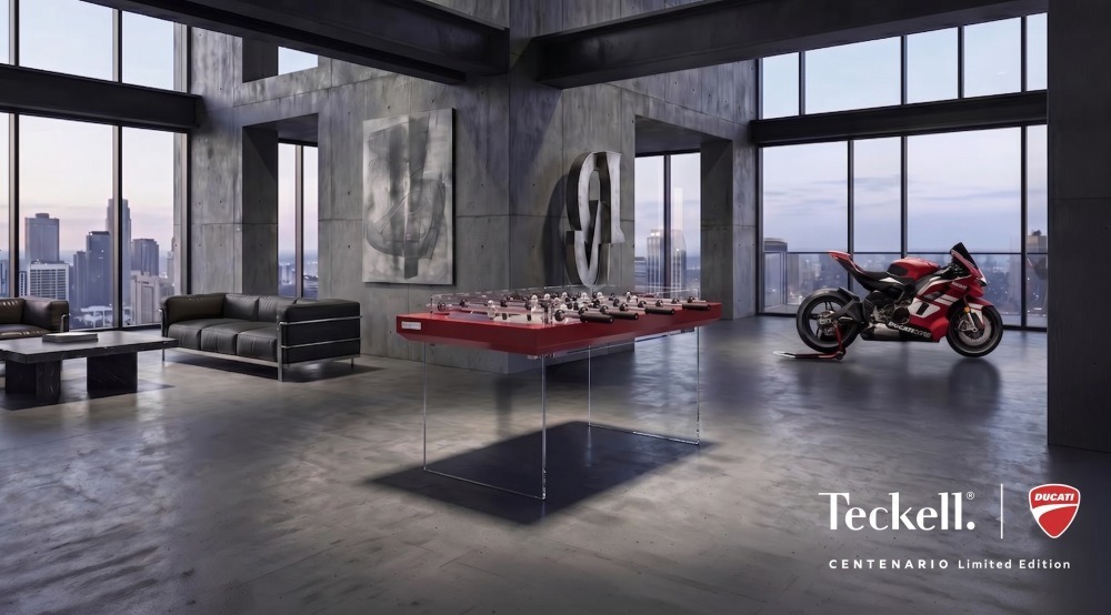 Teckell Rigore CENTENARIO Limited Edition Luxury Foosball Table by Ducati