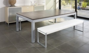 Grey Oak Dining Top on by Thailand Pool Tables