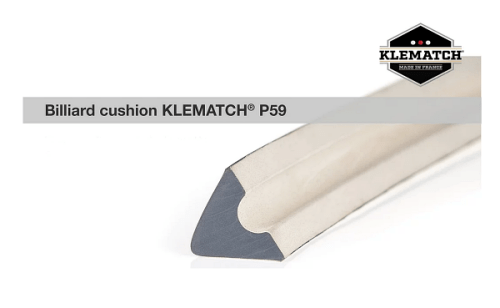 Close up on the Rasson Victory II Pool Table Klematch Rubber Cushion