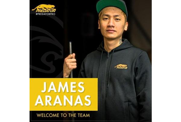 James "Dodong Diamond" Aranas joins Predator Cues Pro Team