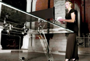 Glass Table Tennis