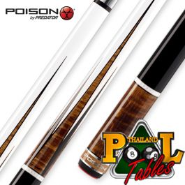 AR3-3rd Gen Poison Pool Cue Arsenic 3-3 Free Joint Caps and Sleeve 