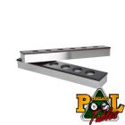 Silver Cue Rack - Thailand Pool Tables